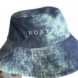 Roxy Aloha Sunshine Reversible Bucket Hat - Tie-Dye / Solid Blue